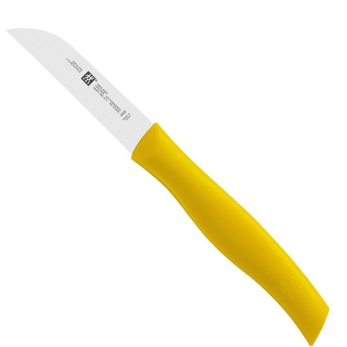 Нож для чистки овощей, 80 мм желтый